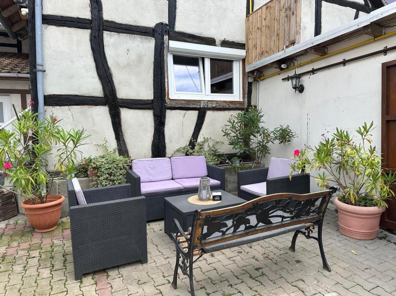 Gite Au Giessen - Loft Biesheim Bagian luar foto